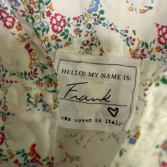 Frank & Eileen Classic Button Down Tiny Floral Long-Sleeve Shirt Oxford Large - Picture 6 of 7